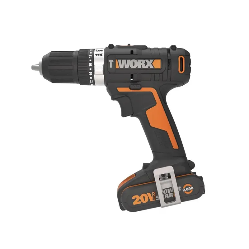 Дрель-шуруповерт ударная WORX WX370 20V 50Нм аккумуляторная — детальное фото